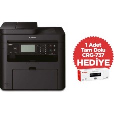 Canon MF237W (1418C113) Çok Fonksiyonlu Lazer Yazıcı Fotokopi + Tarayıcı + Faks + Airprint Wi-Fi + 1 Tonerli