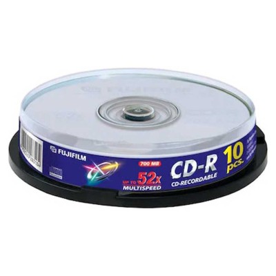 Fujifilm 52X MultiSpeed 700 MB CD-R (10lu Paket) (T16041) hemen satın al!