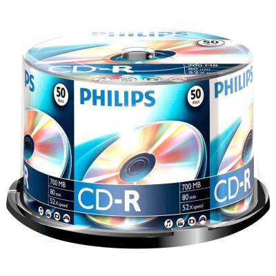 Philips 52X Speed 700 MB CD-R (50li Paket) (T16042) hemen satın al!