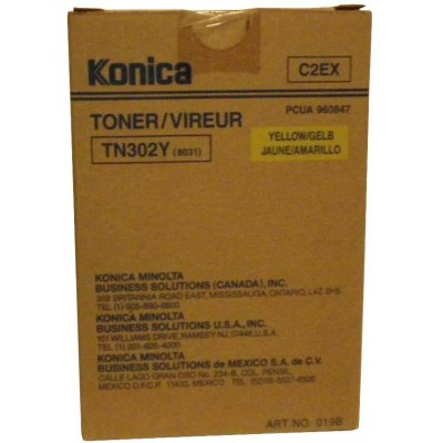 Konica Minolta TN-302Y (960847) Sarı Orjinal Toner - 8020 / 8031 (T16096) hemen satın al!