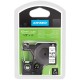 Dymo S0718040 16957 D1 Beyaz-Siyah Rhinopro Sabit Polyester Orjinal Şerit 12mm x 3,5m