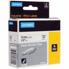 Dymo RhinoPro 18055 Beyaz-Siyah 12 mm x 1.5 m Şerit