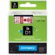 Dymo 45805 Beyaz Kırmızı D1 Yedek Şerit 19mm x 7mt - S0720850
