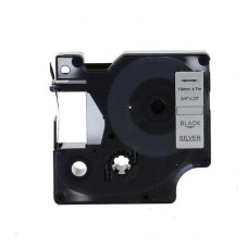 Dymo 45812 Siyah Gümüş D1 Yedek Şerit 19mm x 7mt