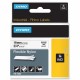 Dymo Rhino Pro 18489 Beyaz-Siyah Esnek Naylon Şerit 19mm x 3,5m