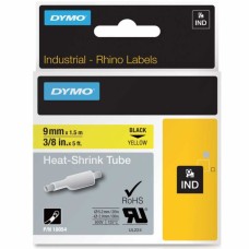 Dymo RhinoPro 18054 Sarı-Siyah 9 mm x 1.5 m Orjinal Şerit