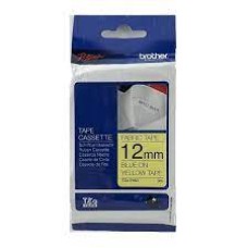 Brother TZe-631 Sarı Üzerine Siyah Orjinal Etiket Şeridi 12mm x 8m - GL-100