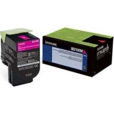 Lexmark 80C1XM0 Kırmızı Orjinal Toner Yüksek Kapasite - CX510
