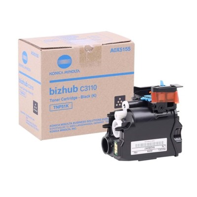 Konica Minolta TNP-51BK (A0X5155) Siyah Orjinal Toner - C3110 (T16920) hemen satın al!
