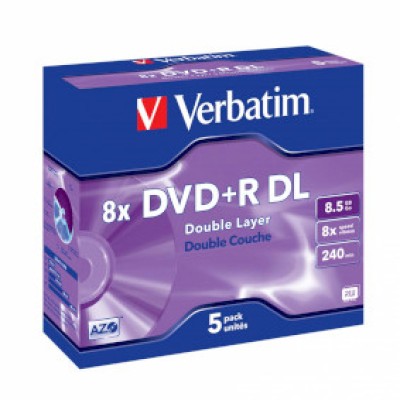 Verbatım CD+R DL 8x 8.5GB 5li Paket (T17210) hemen satın al!