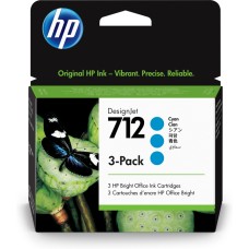 HP 3ED77A Mavi Orjinal Kartuş 3lü Paket - DesignJet T650