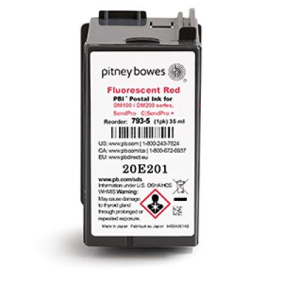 Pitney Bowes 793-5 Kırmızı Orjinal Mürekkep Kartuşu - DM100i (T17419) hemen satın al!