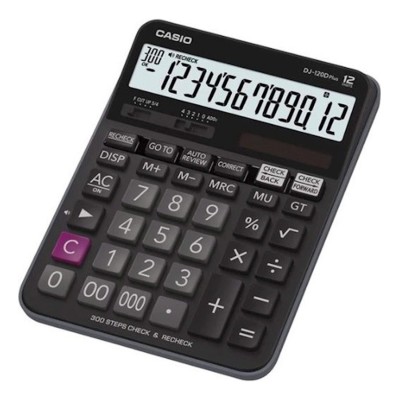 Casio DJ-120D Plus 12 Haneli Masaüstü Hesap Makinesi hemen satın al!