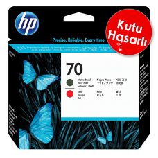 HP C9409A (70) Mat Siyah + Kırmızı Orjinal Kafa Kartuşu - Designjet Z2100