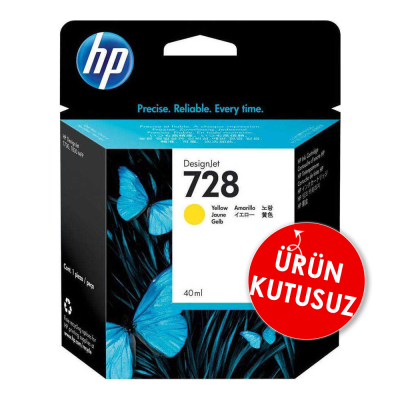 HP F9J61A (728) Sarı Orjinal Kartuş - T730 / T830 (U) hemen satın al!