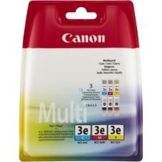 Canon BCI-3E CMY 3'lü Paket Renkli Orjinal Kartuş - BJC3000