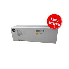 HP CB382YC Sarı Orjinal Toner - Laserjet CP6015