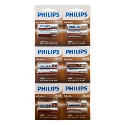 En uygun Philips LR6A12S/10 Alkaline Pil AA 12Lİ 6x2 hemen satın al!