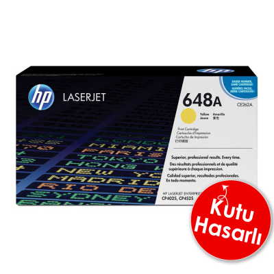 En uygun HP CE262A 648A Sarı Orjinal Toner hemen satın al!