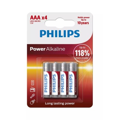 Philips LR03P4B/10 Power Alkaline Pil AAA hemen satın al!
