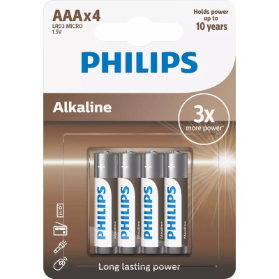 Philips LR03A4B/10 Alkaline Pil AAA 1.5V hemen satın al!
