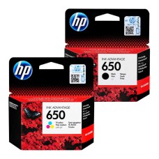 HP 650 CZ101AE Siyah Renkli 2'li Set Kartuş