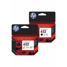 HP 652 Siyah Renkli 2'li Set Kartuş