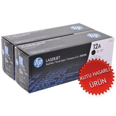 En uygun HP Q2612AF 12A Siyah Orjinal Toner İkili Paket Laserjet 1010 AF'den Ayrılma hemen satın al!