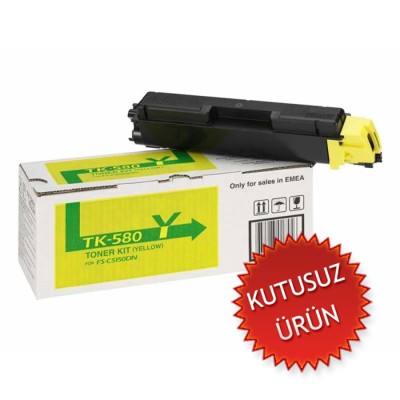 En uygun Kyocera TK 580Y 1T02KTANL0 Sarı Orjinal Toner FS-C5150dn P6021Cdn U hemen satın al!