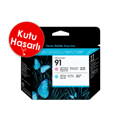 En uygun HP C9462A 91 Açık Mavi Açık Kırmızı Orjinal Kafa Kartuşu Designjet Z6100 hemen satın al!