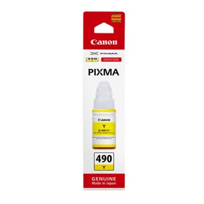 En uygun Canon GI 490Y 0666C001 Sarı Orjinal Mürekkep G1400 G2400 hemen satın al!