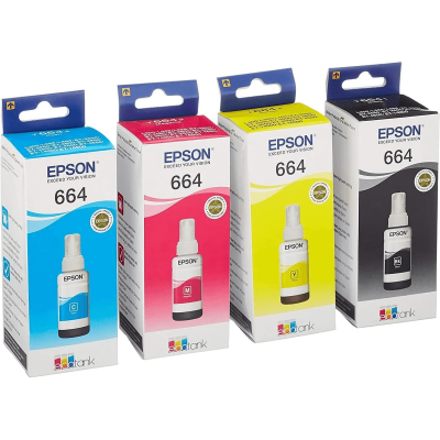 En uygun Epson T664 Orijinal Mürekkep Seti hemen satın al!