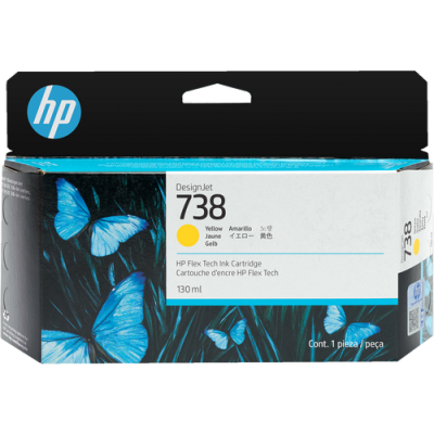 En uygun HP 498N7A 738 Sarı Orjinal Kartuş DesignJet T850 T950 hemen satın al!