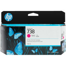 HP 498N6A 738 Kırmızı Orjinal Kartuş DesignJet T850 T950