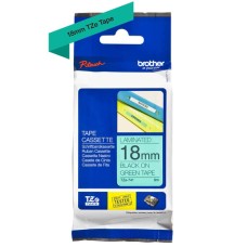 Brother TZE-741 Yeşil Üzerine Siyah Orjinal Etiket Şeridi 18mm x 8m