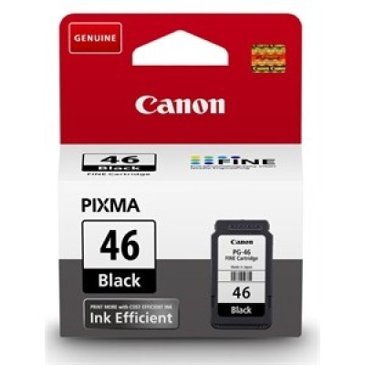 Canon PG-46 (9059B001AA) Siyah Orjinal Kartuş - E404 / E3340 (T2355) hemen satın al!