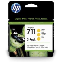 HP 711 CZ136A Sarı Orjinal Kartuş 3lü Paket - DesignJet T120