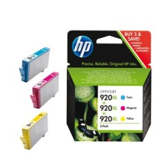 HP 920xl SD532AE 3lü Kartuş Sarı / Kırmızı / Mavi 